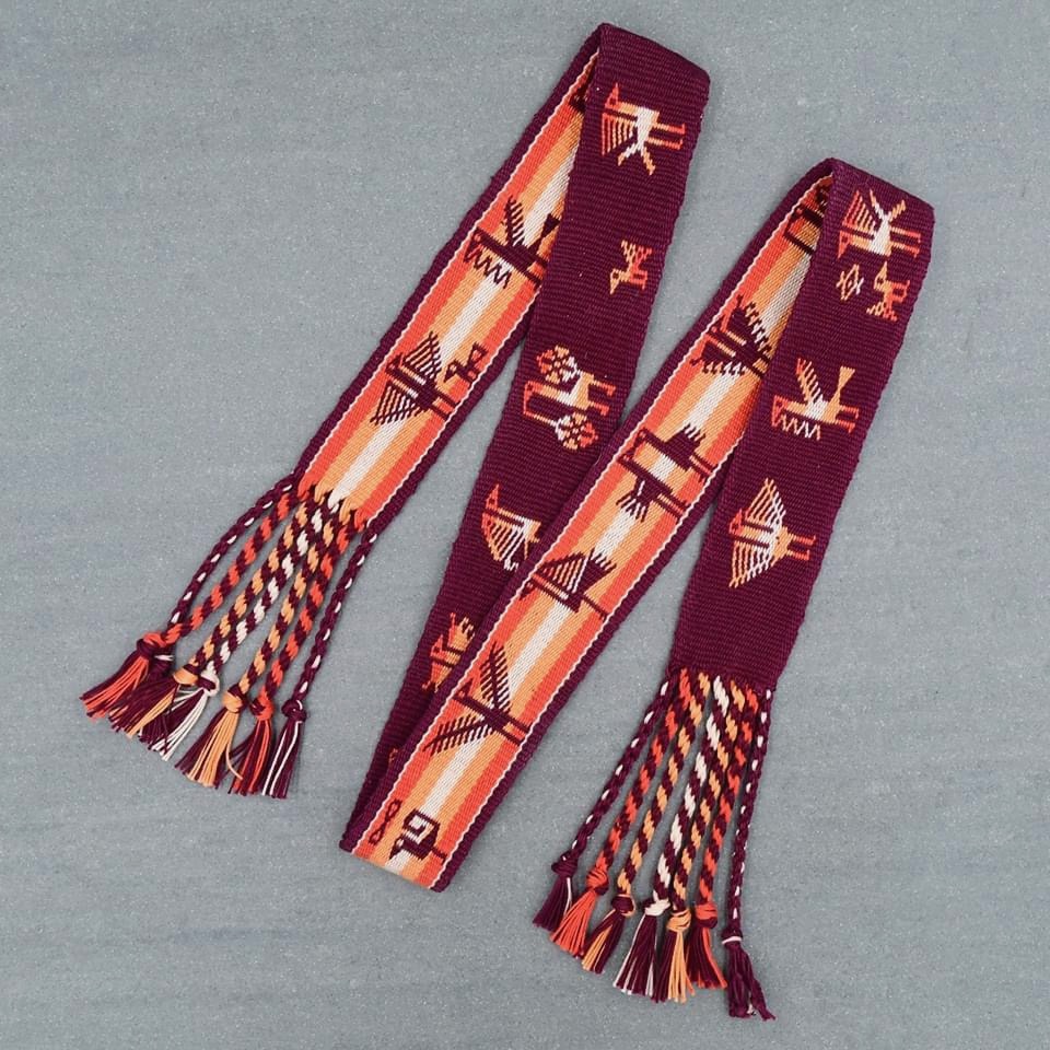 Dubbelweven op de inkle loom