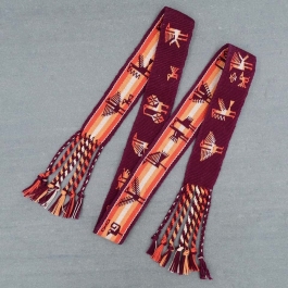 Dubbelweven op de inkle loom