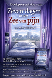 Boekpresentatie Zeven dagen in een Zee van pijn, geschreven door Sylvia Hofland